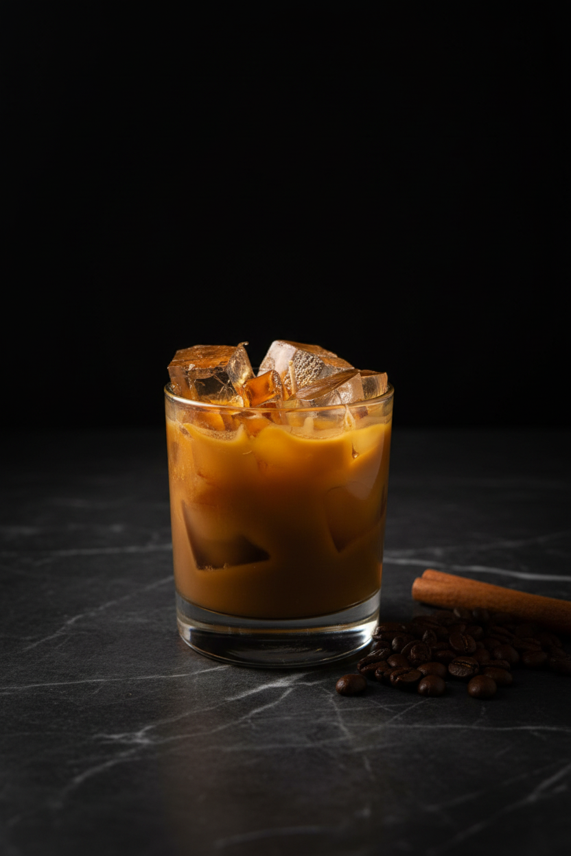 Iced Coffee Candle - Luxury Background