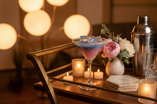 Indulgence Collection Lifestyle Image - Pink to Blue Gradient