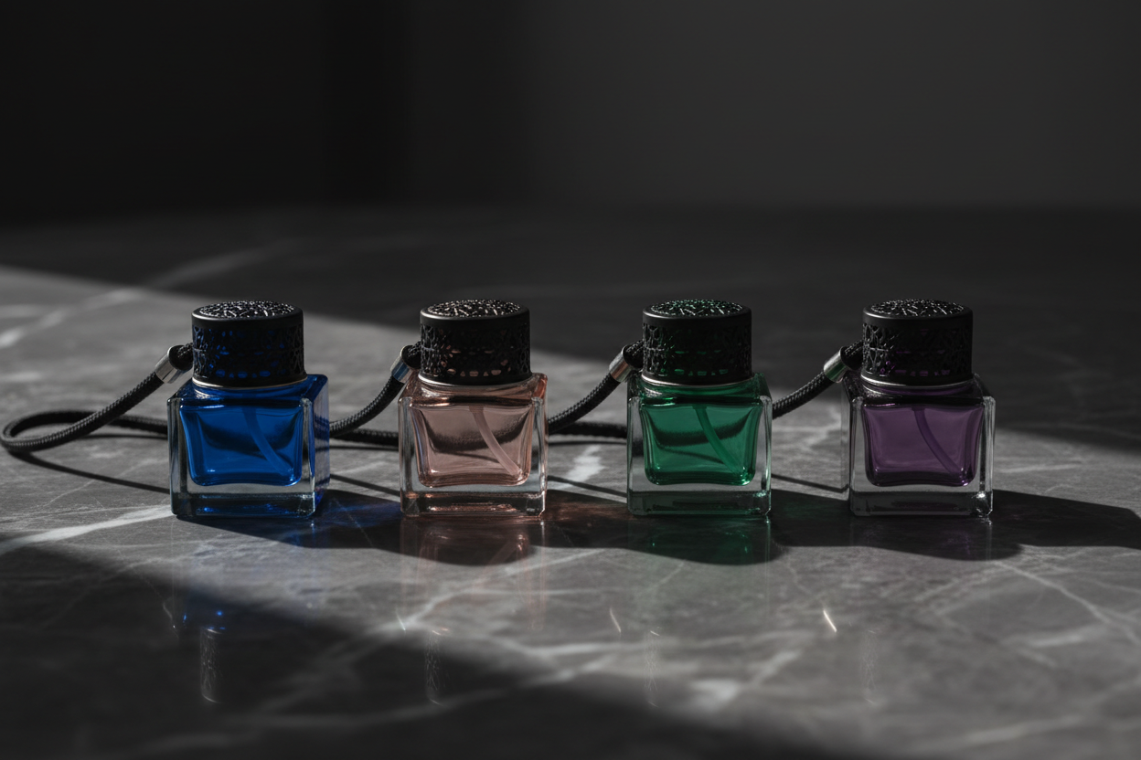 Luxury Car Diffuser – Coloured Bottles